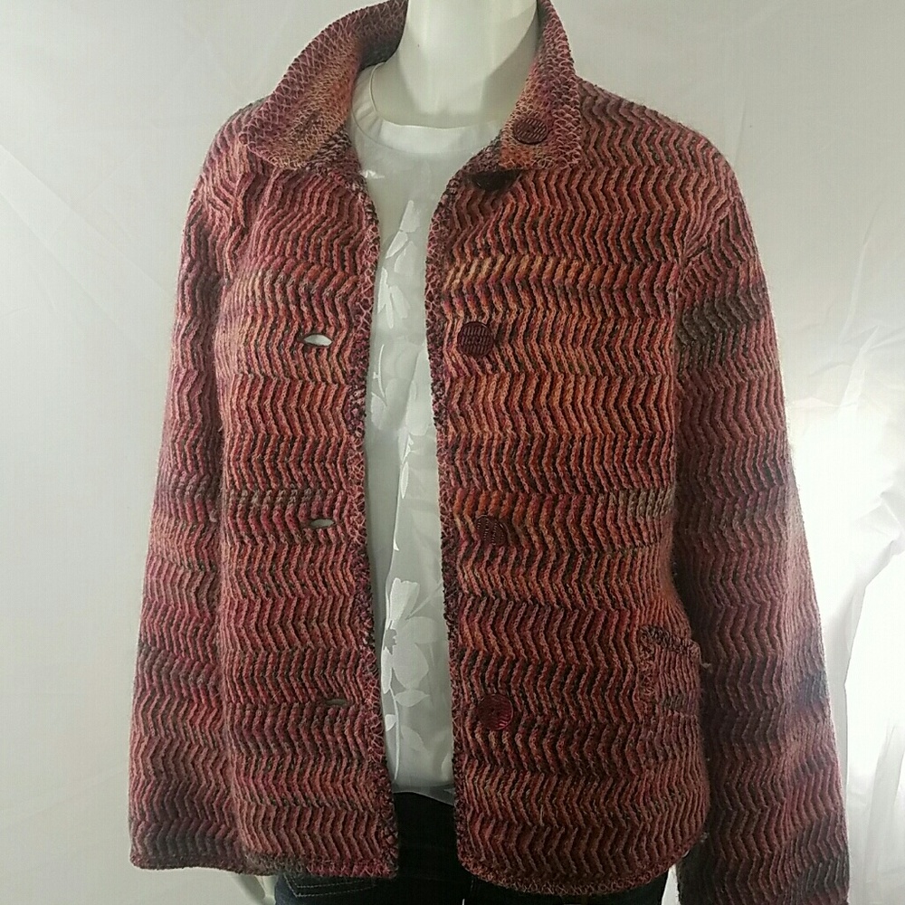 Vintage MISSONI Wool & Mohair Cardigan Blazer